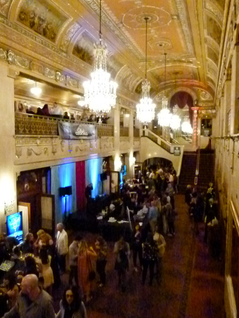 The spectacular grand foyer of Benedum Center and its balcony promenades was the location for Cultured Cocktails.