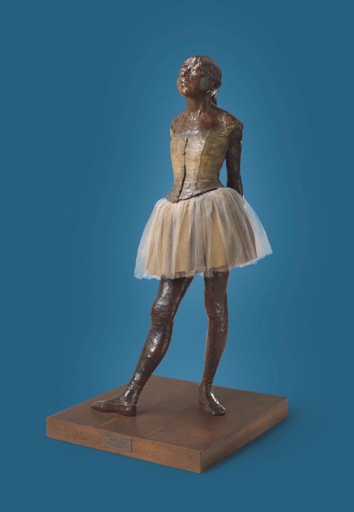 Feminine and formidable: Degas sculpted 'Little Dancer Aged Fourteen' in wax around 1880; this bronze was cast in 1922.