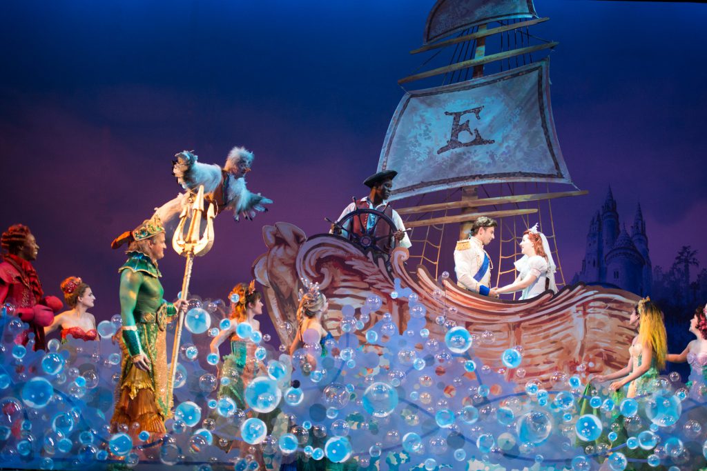 Disney's 'The Little Mermaid' sets a love story among the waves. photo: Billy Bustamante.