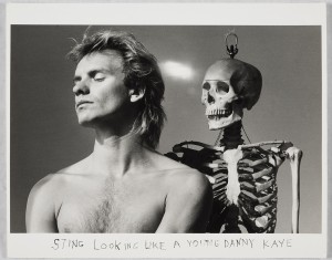 Michals' "Sting Looking Like a Young Danny Kaye," 1980 ...