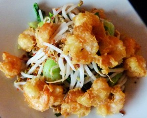 Street Noodle #2 with tempura shrimp