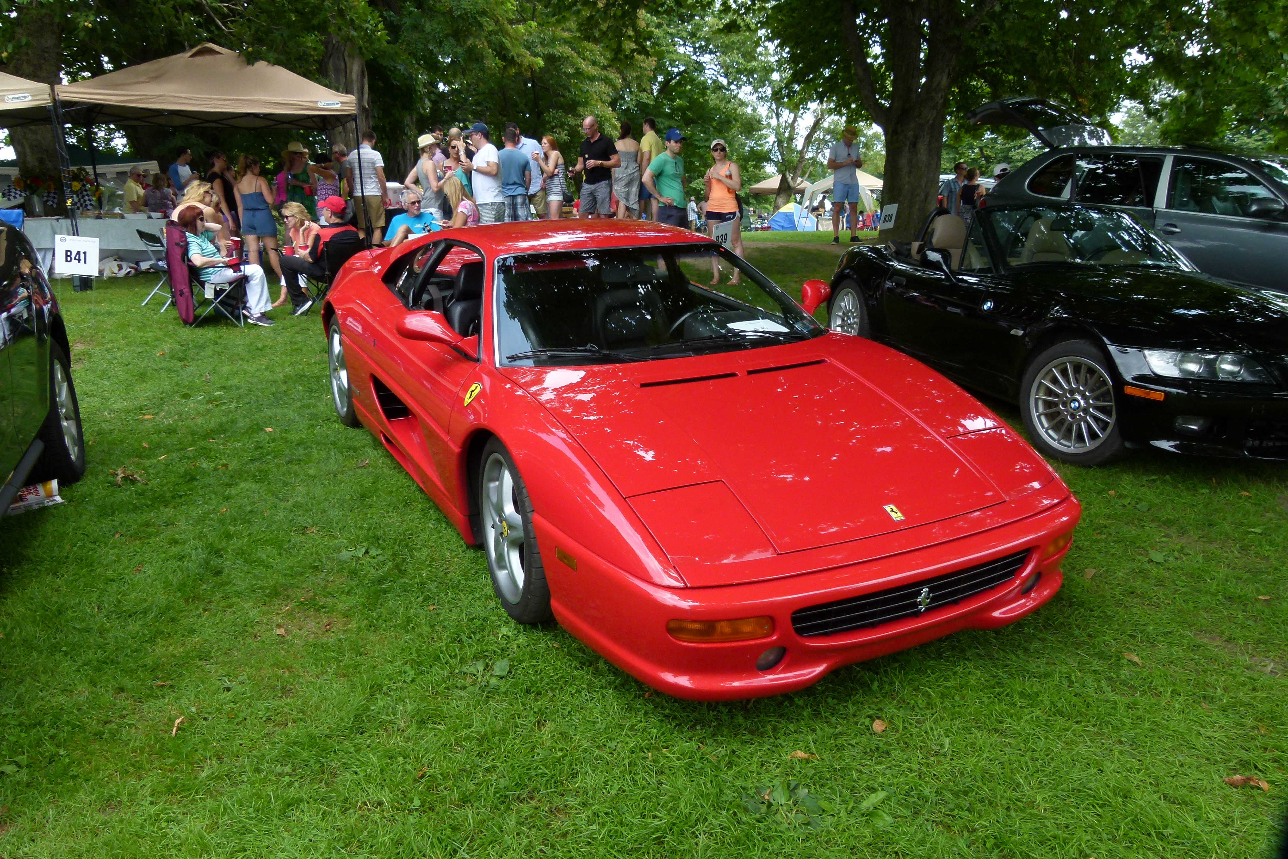 The Marques of Italy was the Pittsburgh Vintage Grand Prix's Marque of the Year 2015. Ferrari pictured.