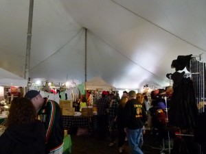 One of the two Marketplace tents.