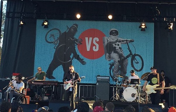 Portugal. The Man performing in 2016 at the Cliff Bar Cyclescramble in San Rafael, California. Photo: Trevor Bolliger and Wikipdia.