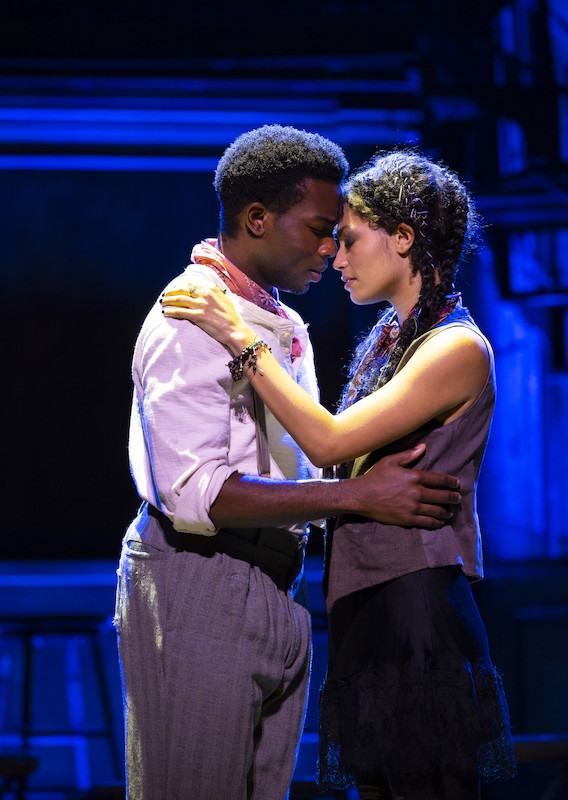 'Hadestown's' love story features Orpheus (Chibueze Ihuoma) and Eurydice (Hannah Whitley).