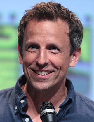 Seth Meyers at the 2015 San Diego Comic Con International in San Diego, California. (photo: Gage Skidmore and Wikipedia)