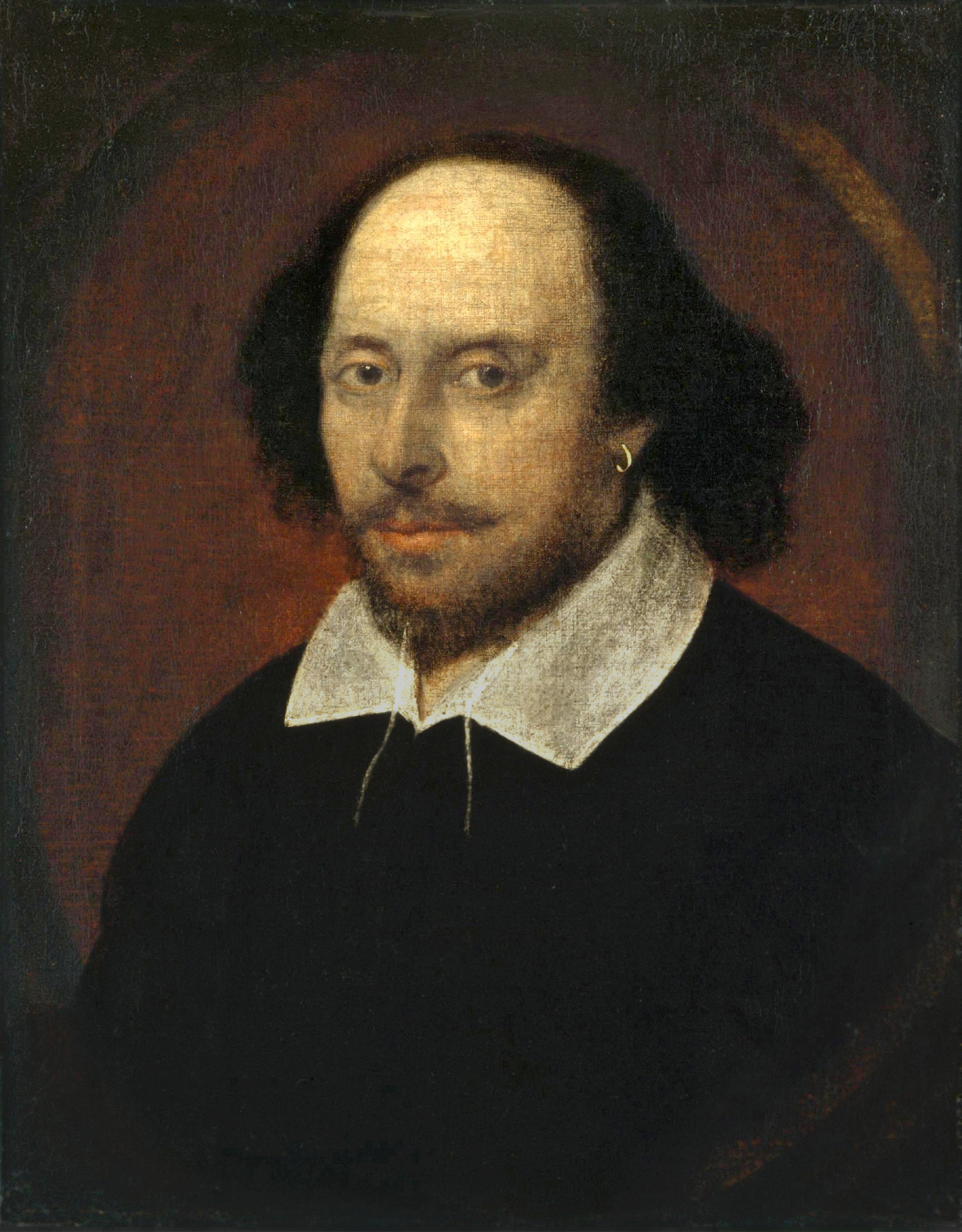 Did Shakespeare know he'd be 'Abridged'? (Painting: possibly by John Taylor, 1610, now in the National Portrait Gallery, London)