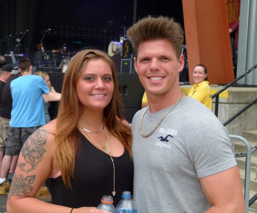 DeAnna and Derrick Cinko, of Johnstown, waiting for the concert to begin.