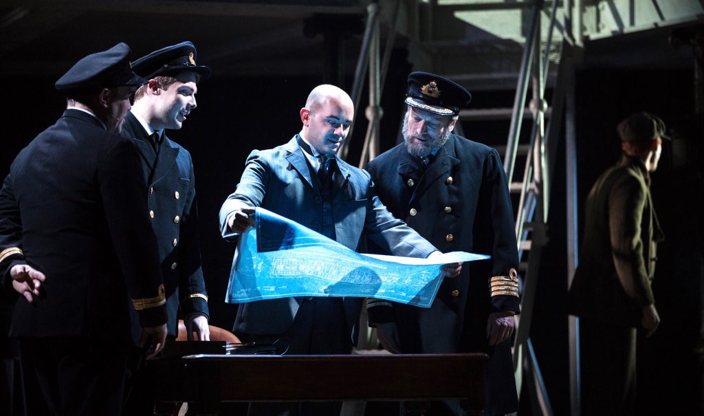 There won’t be smooth sailing for these gents: that is a blueprint of the RMS Titanic. Pittsburgh CLO presents the musical ‘Titanic’ as part of a June theater lineup that includes happier endings as well.