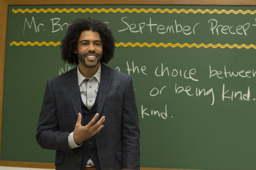 Daveed Diggs as the teacher Mr. Browne.