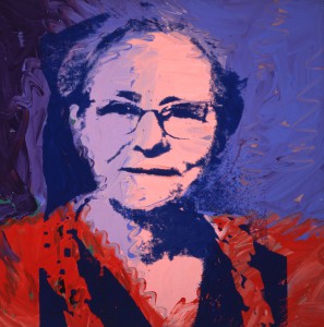 Julia Warhola, Andy's mother. He made this portrait two years after her death and it now hangs as part of a pair in The Warhol. (Image © AWF) 