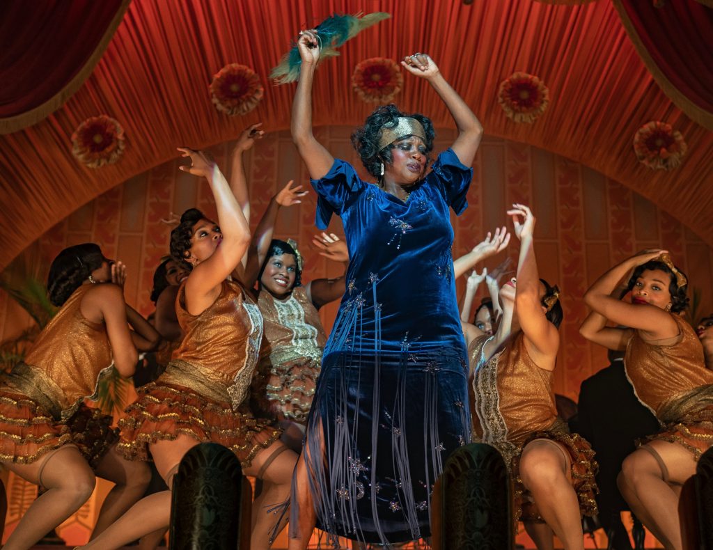 'Ma Rainey's Black Bottom,' adapted from the August Wilson play, has Viola Davis as a singer striving for the upper hand in the early 1900s. (photo: David Lee / Netflix)